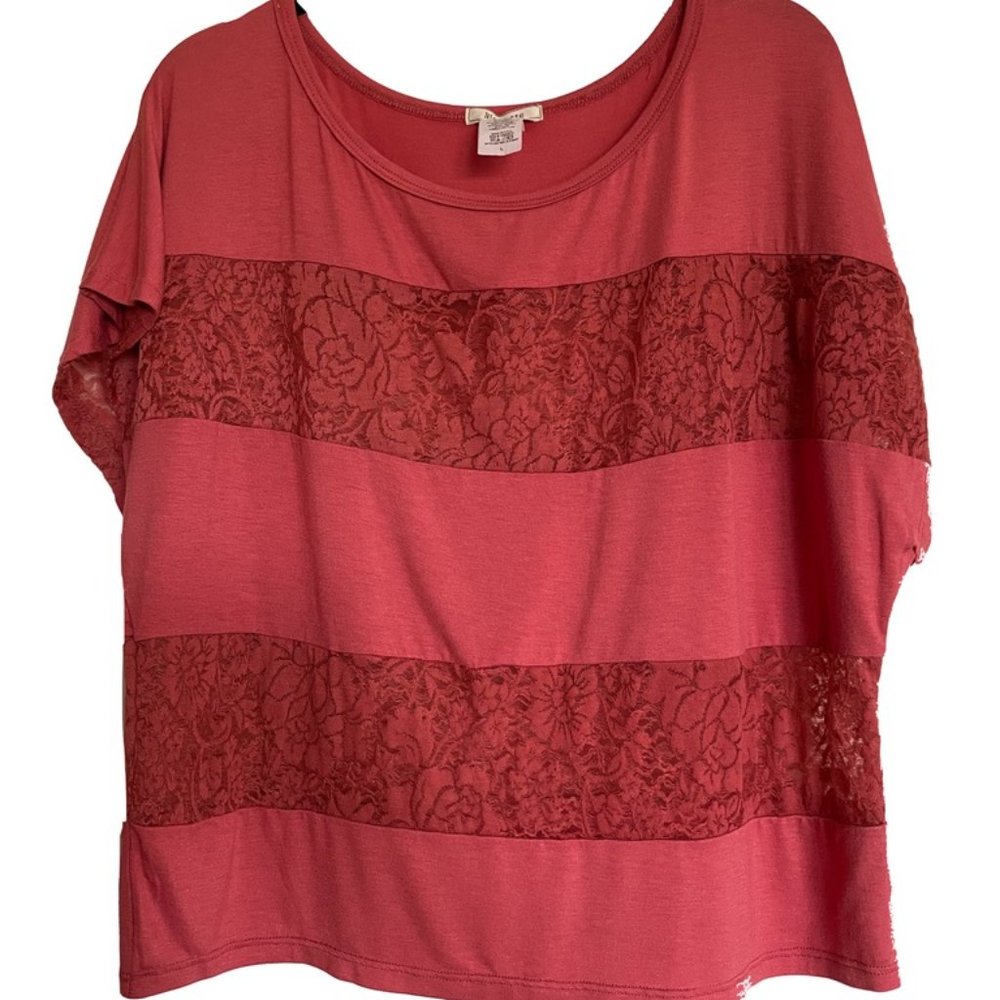 Nicolette Orange top Size L